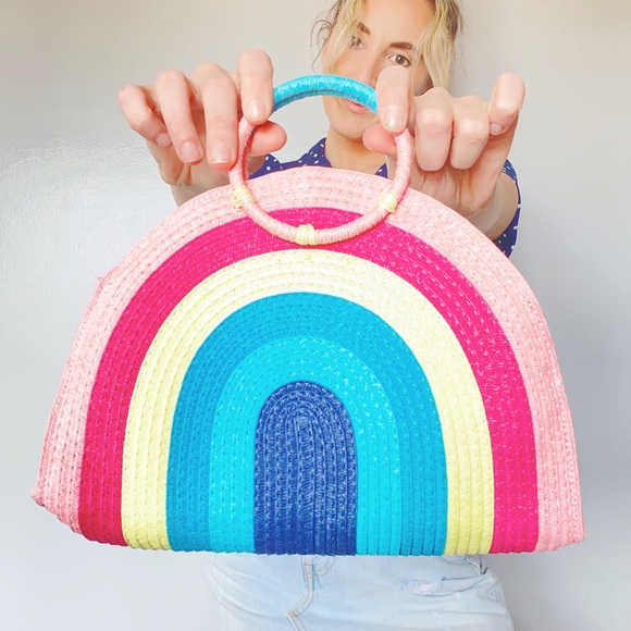 Handbags - 🌈PRIDE PURSE🌈 unbranded little woven bag